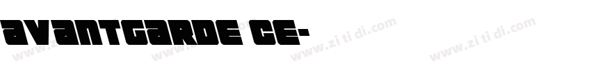 avantgarde ce字体转换